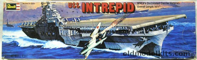 Revell 1/720 USS Intrepid CV11  Aircraft Carrier (Essex Class), H462 plastic model kit